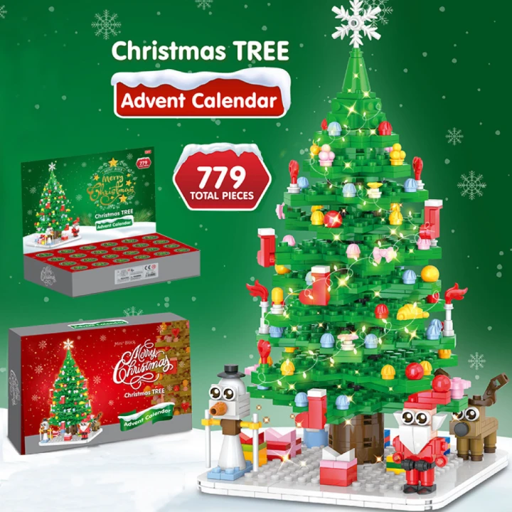 Christmas Advent Calendar Building Blocks