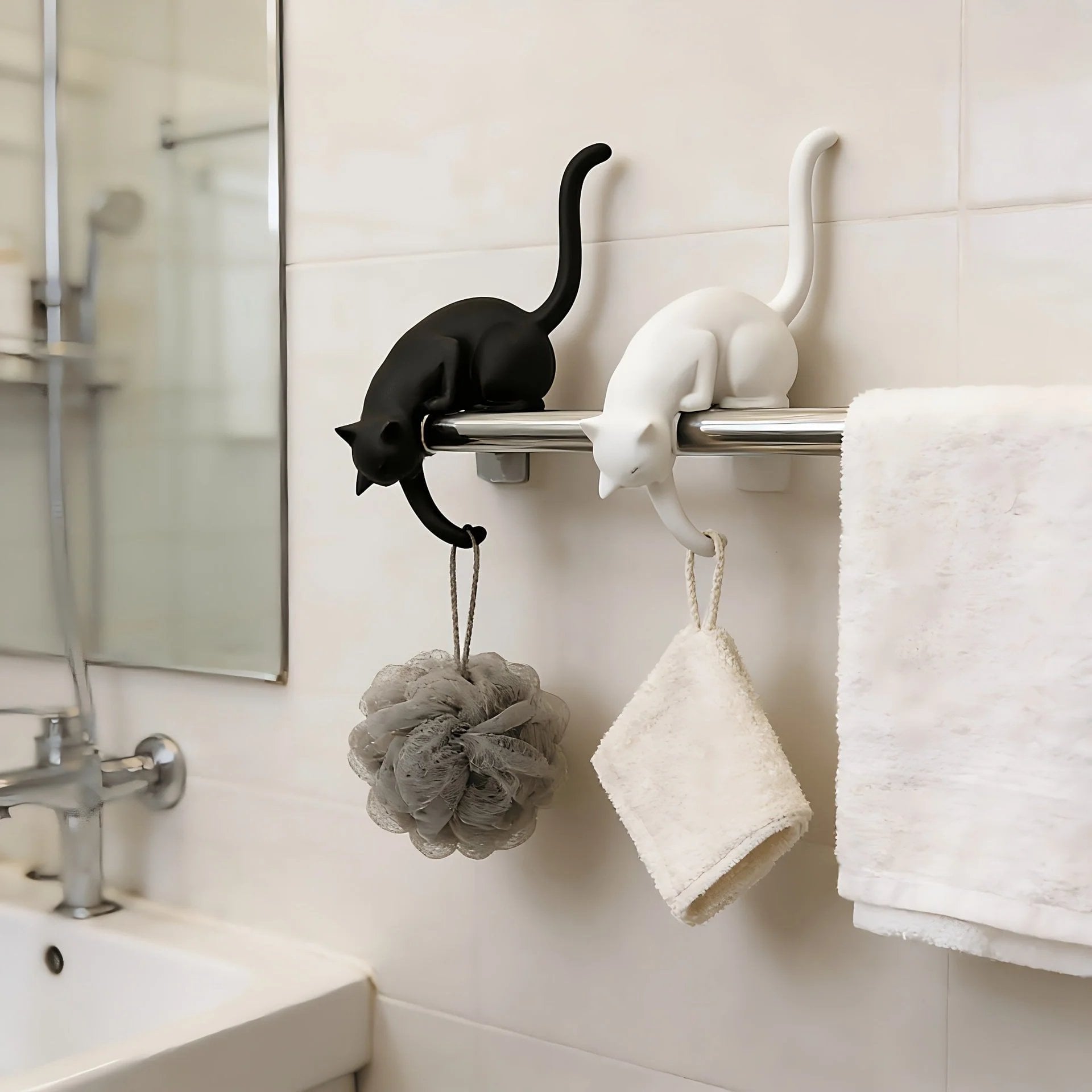 Buy 2 Get 1 Free🐈‍⬛ Cute Cat Hook Shelf Decor