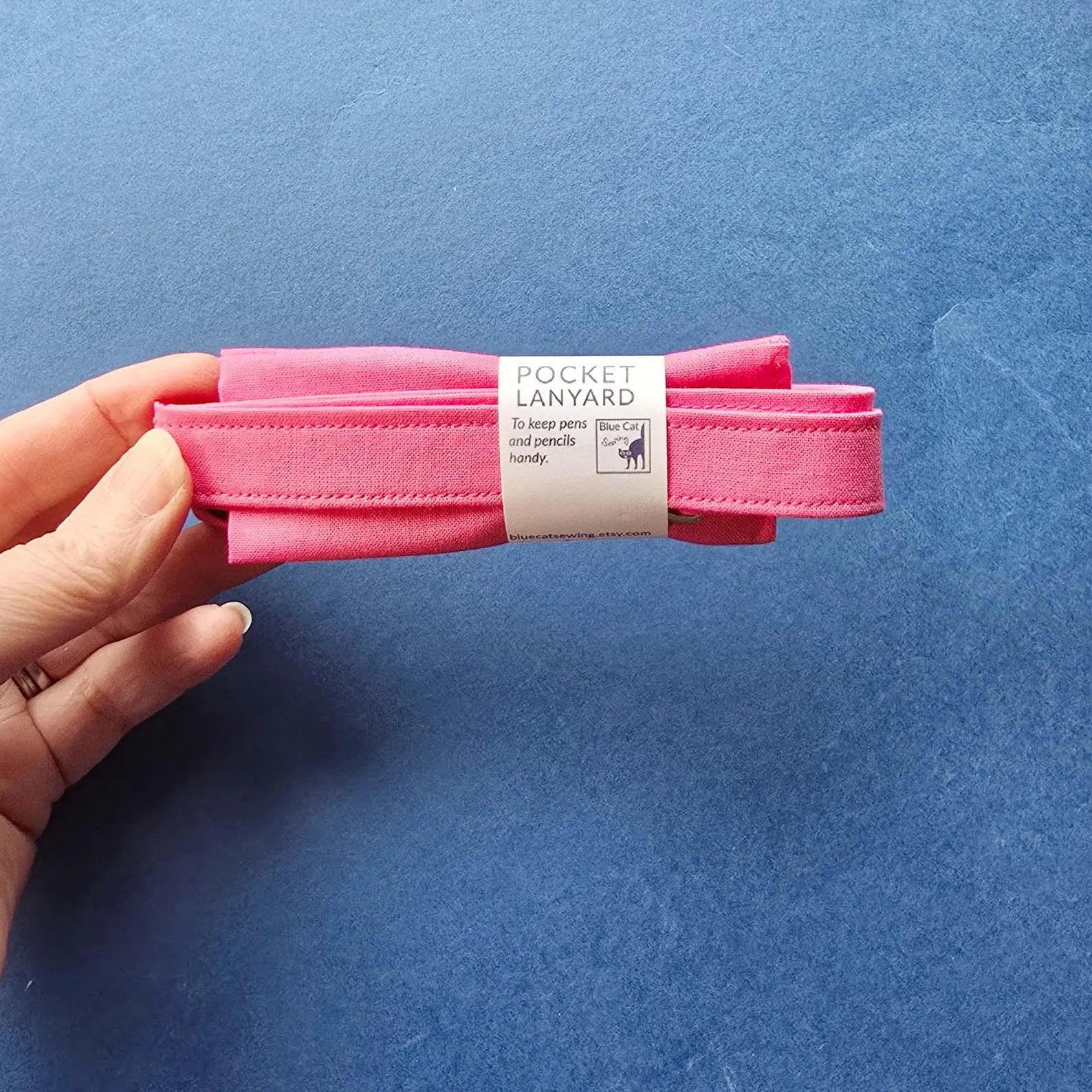 🔥LAST DAY 49% OFF - 👩‍🏫NEW UPGRADED Plain Fabric Pen Lanyards