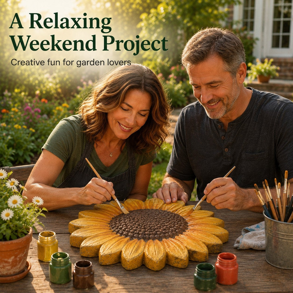 💥Last Day 49% OFF - 🌻 Reusable Sunflower Stepping Stone Mold