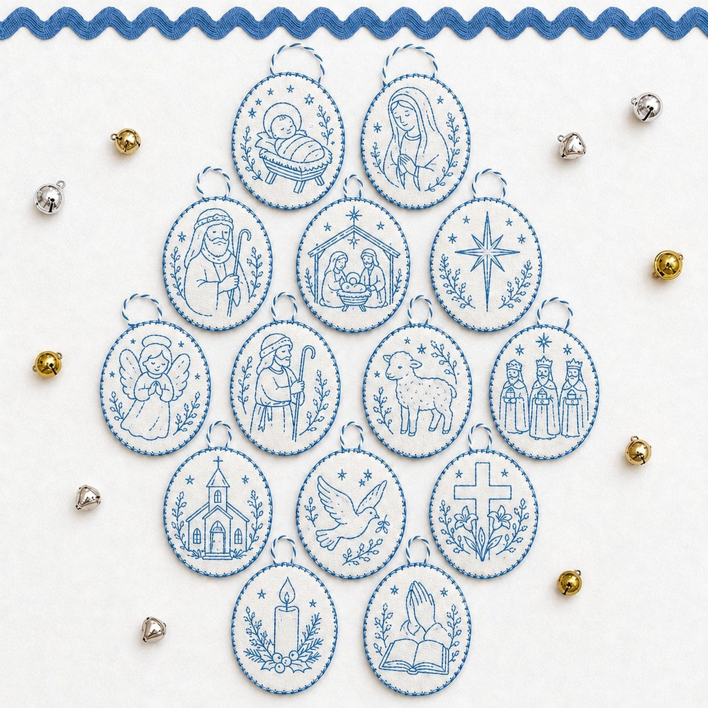 ⏳ 49% OFF – 🧵Beginner-Friendly DIY Heirloom Oval Embroidery Ornament Kit Collection | Complete Kit with All Tools & Step-by-Step Guide Included 💕