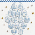 ⏳ 49% OFF – 🧵Beginner-Friendly DIY Heirloom Oval Embroidery Ornament Kit Collection | Complete Kit with All Tools & Step-by-Step Guide Included 💕