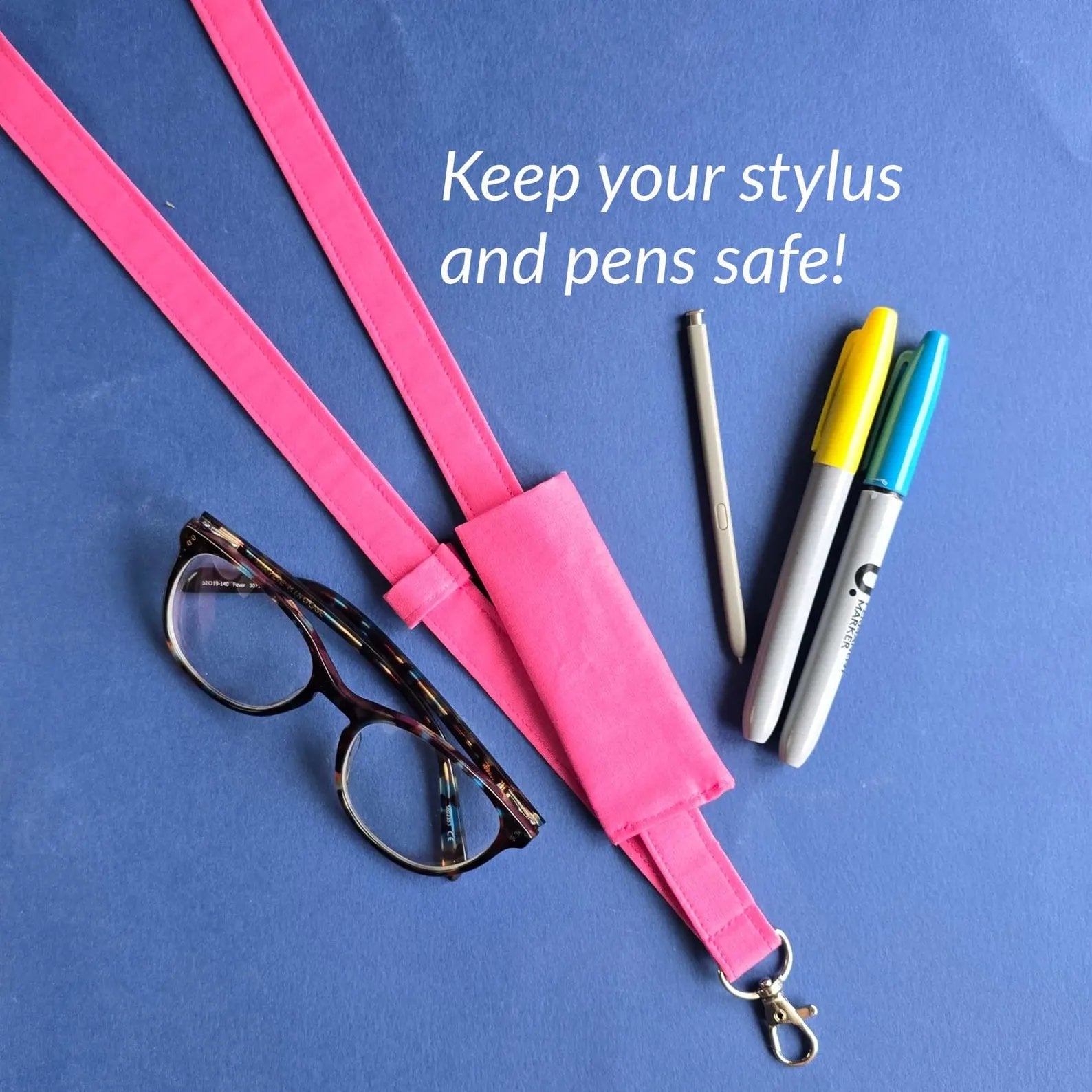 🔥LAST DAY 49% OFF - 👩‍🏫NEW UPGRADED Plain Fabric Pen Lanyards
