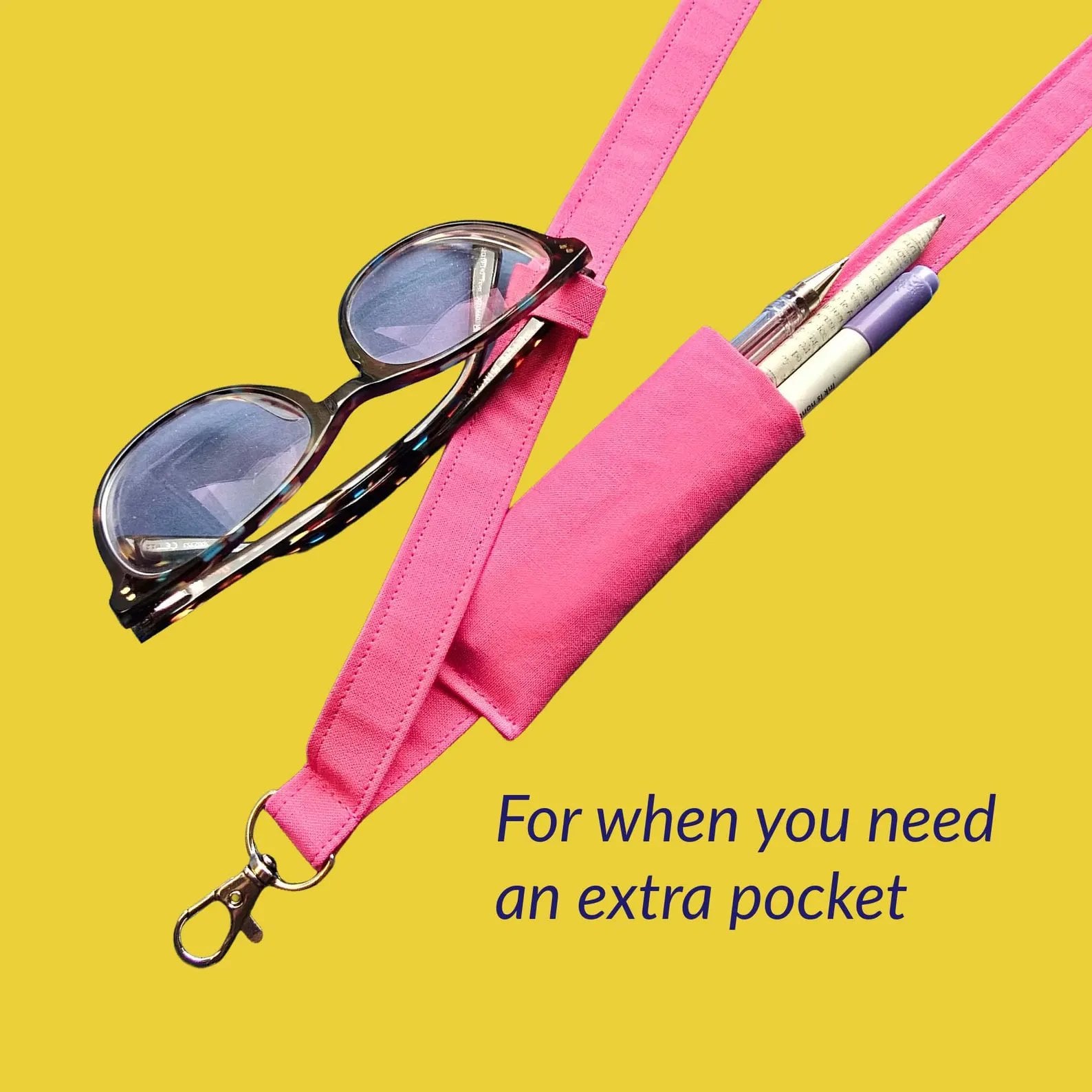 🔥LAST DAY 49% OFF - 👩‍🏫NEW UPGRADED Plain Fabric Pen Lanyards