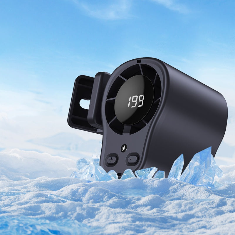 ❄️Summer cool-down deal⚡50K+ SOLD!🔥Joytutus Car Clip-On Fan – USB Rechargeable with LED Display, 360° Swivel, 100-Speed Stepless Cooling – Perfect Father's Day Gift 💨🎁