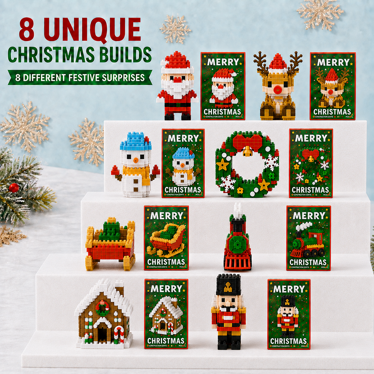 Christmas Advent Calendar Building Blocks