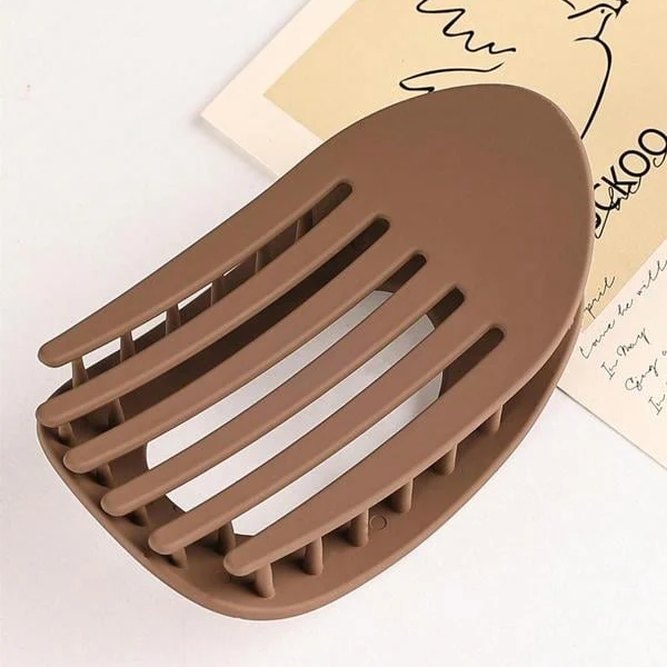 Elegant Matte Solid Color Hair Clip（4 pcs）