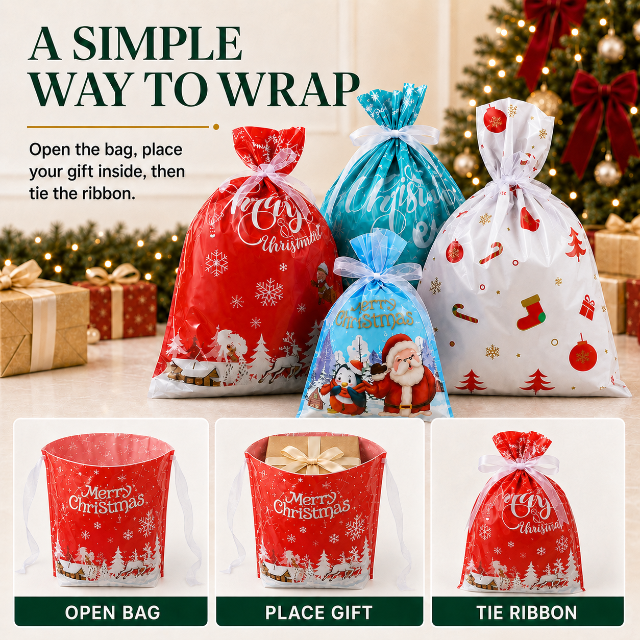 Early Christmas Sale🎊Christmas Gift Packaging Bags