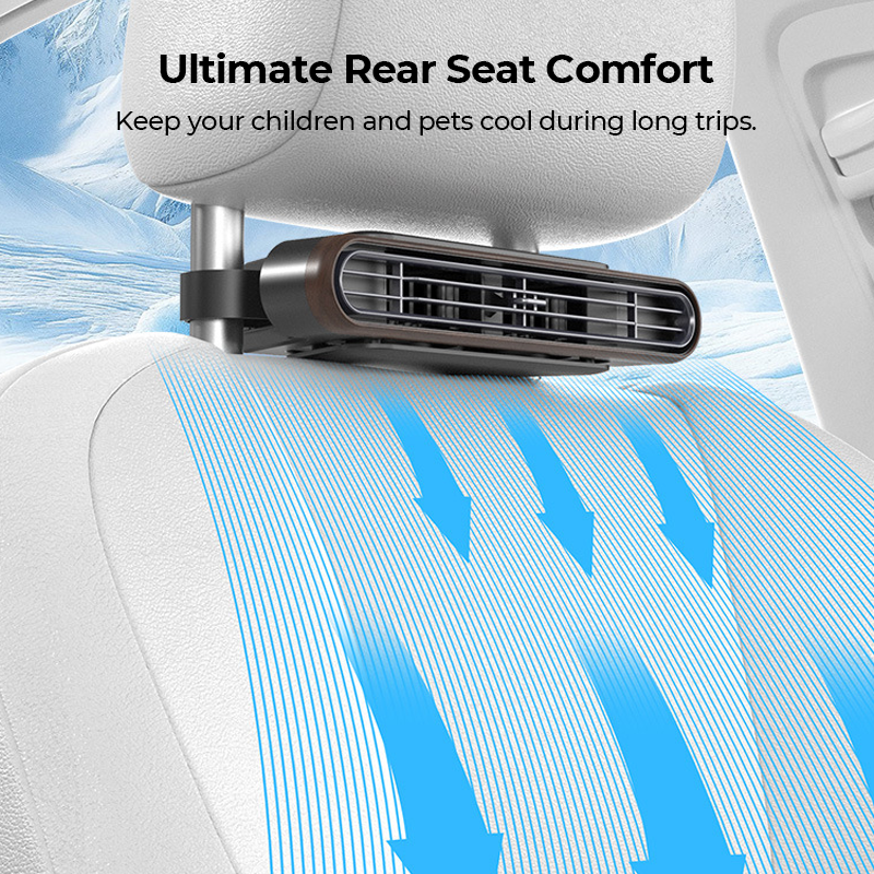 🔥LAST DAY SALE 49% OFF🏆BreezGo™ Car Seat Fan – 3-Speed Clip-On Fan | USB-C Charging⚡for Cars , Golf Buggies & Campervans