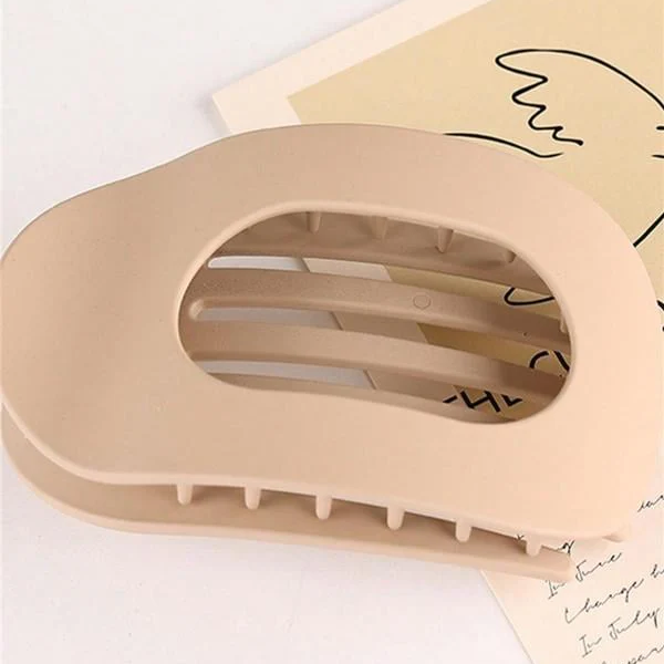 Elegant Matte Solid Color Hair Clip（4 pcs）