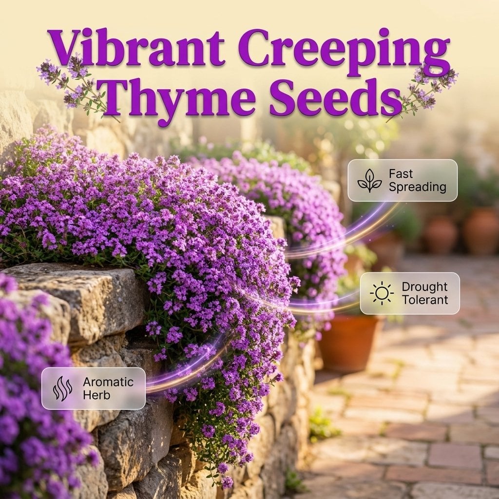 🌸 Creeping Thyme – Colourful Ground Cover Seeds
