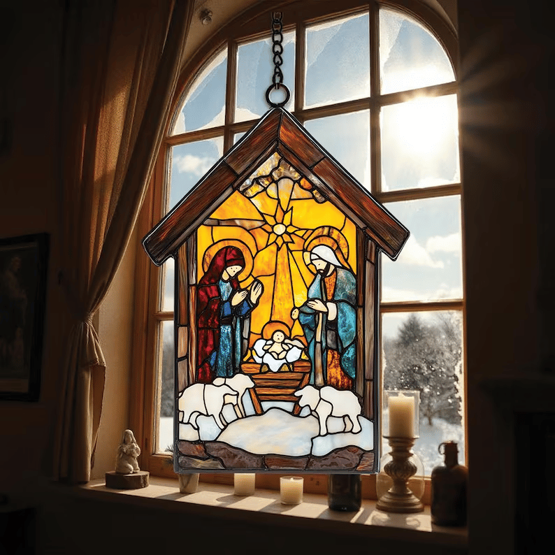 ✝️Nativity Jesus Decoration Suncatcher