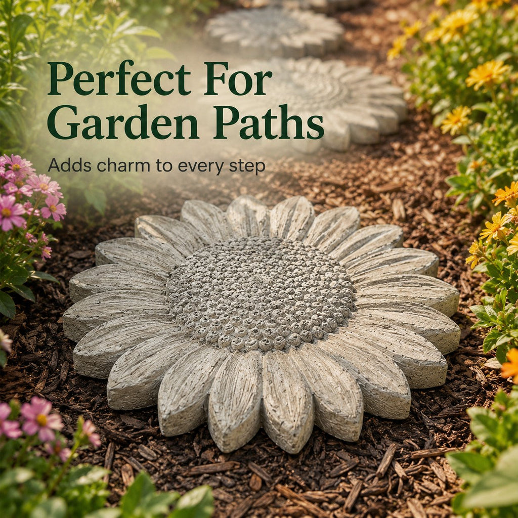 💥Last Day 49% OFF - 🌻 Reusable Sunflower Stepping Stone Mold