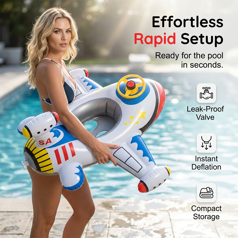 Summer Sale💦Airplane Inflatable Pool Float for Kids