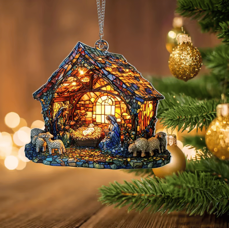 ✝️Nativity Jesus Decoration Suncatcher
