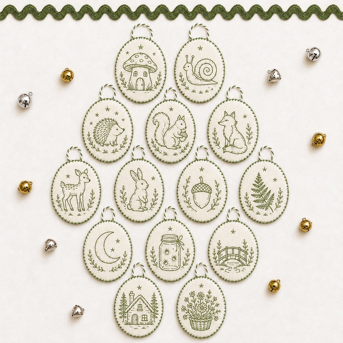 ⏳ 49% OFF – 🧵Beginner-Friendly DIY Heirloom Oval Embroidery Ornament Kit Collection | Complete Kit with All Tools & Step-by-Step Guide Included 💕