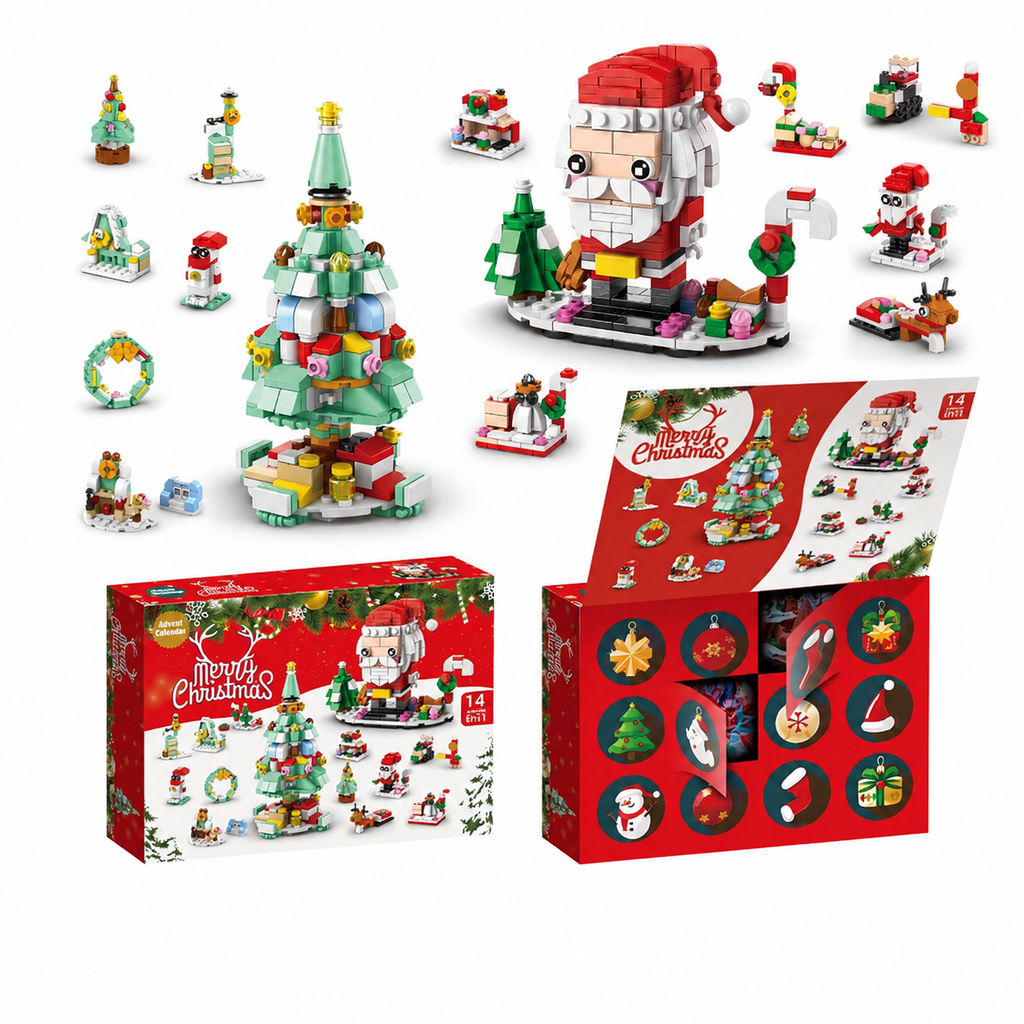 Christmas Advent Calendar Building Blocks
