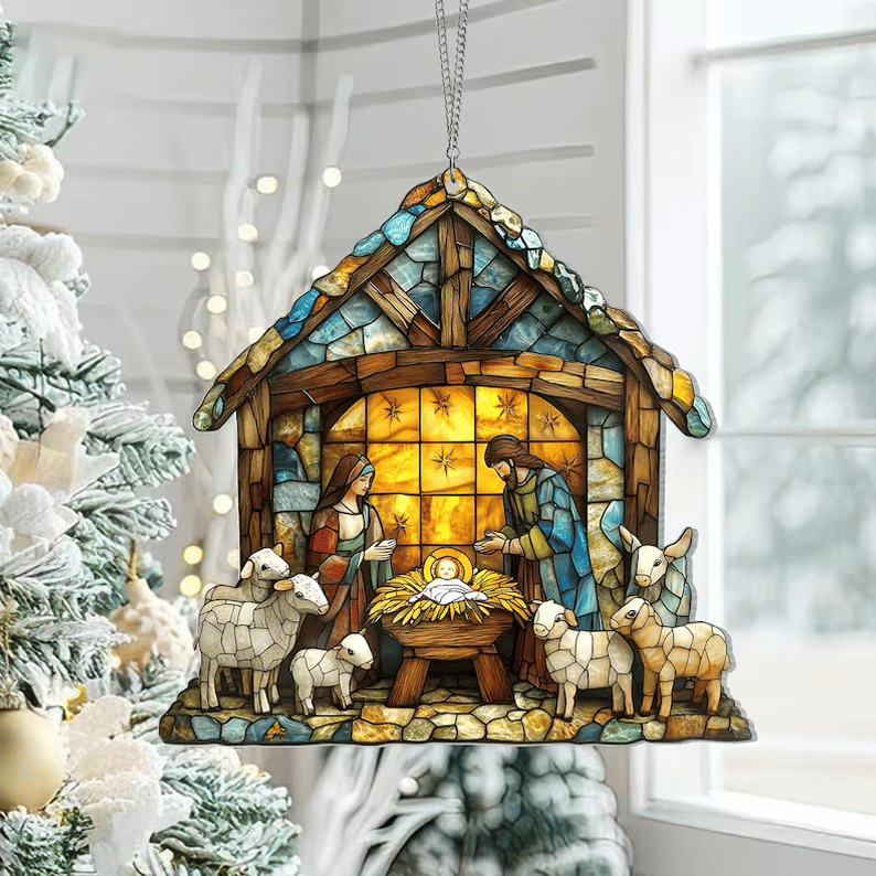 ✝️Nativity Jesus Decoration Suncatcher
