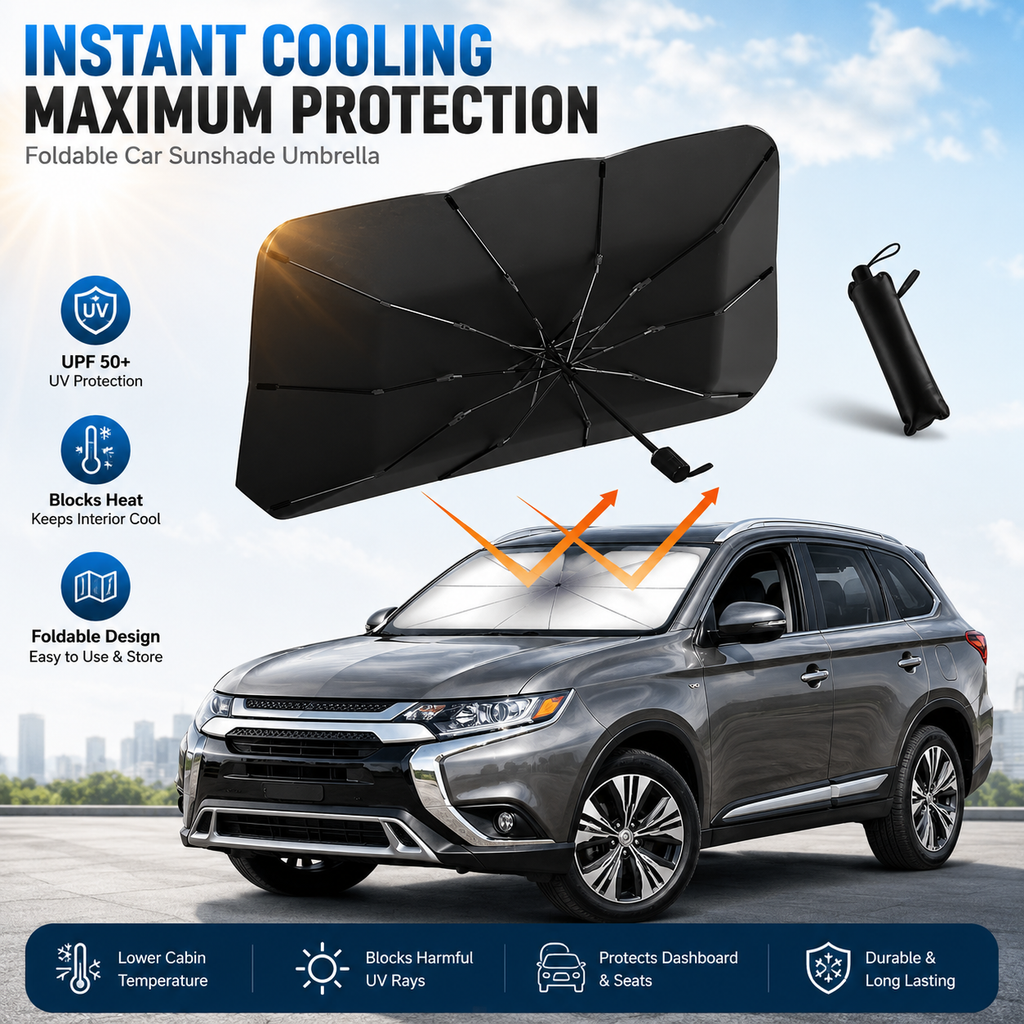 🏆LAST DAY SALE 49% OFF!!💕SunShade Foldable Heat Protector™☀️UK