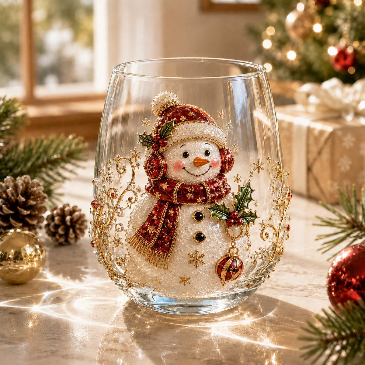 🎄✨Cup Collection Magical Christmas 3D Glass🎅