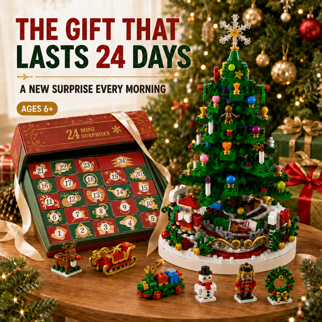 Christmas Advent Calendar Building Blocks