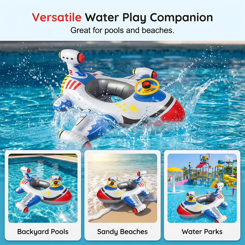 Summer Sale💦Airplane Inflatable Pool Float for Kids