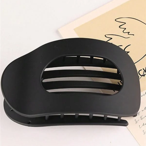 Elegant Matte Solid Color Hair Clip（4 pcs）