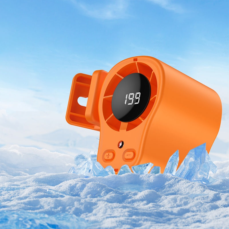 ❄️Summer cool-down deal⚡50K+ SOLD!🔥Joytutus Car Clip-On Fan – USB Rechargeable with LED Display, 360° Swivel, 100-Speed Stepless Cooling – Perfect Father's Day Gift 💨🎁