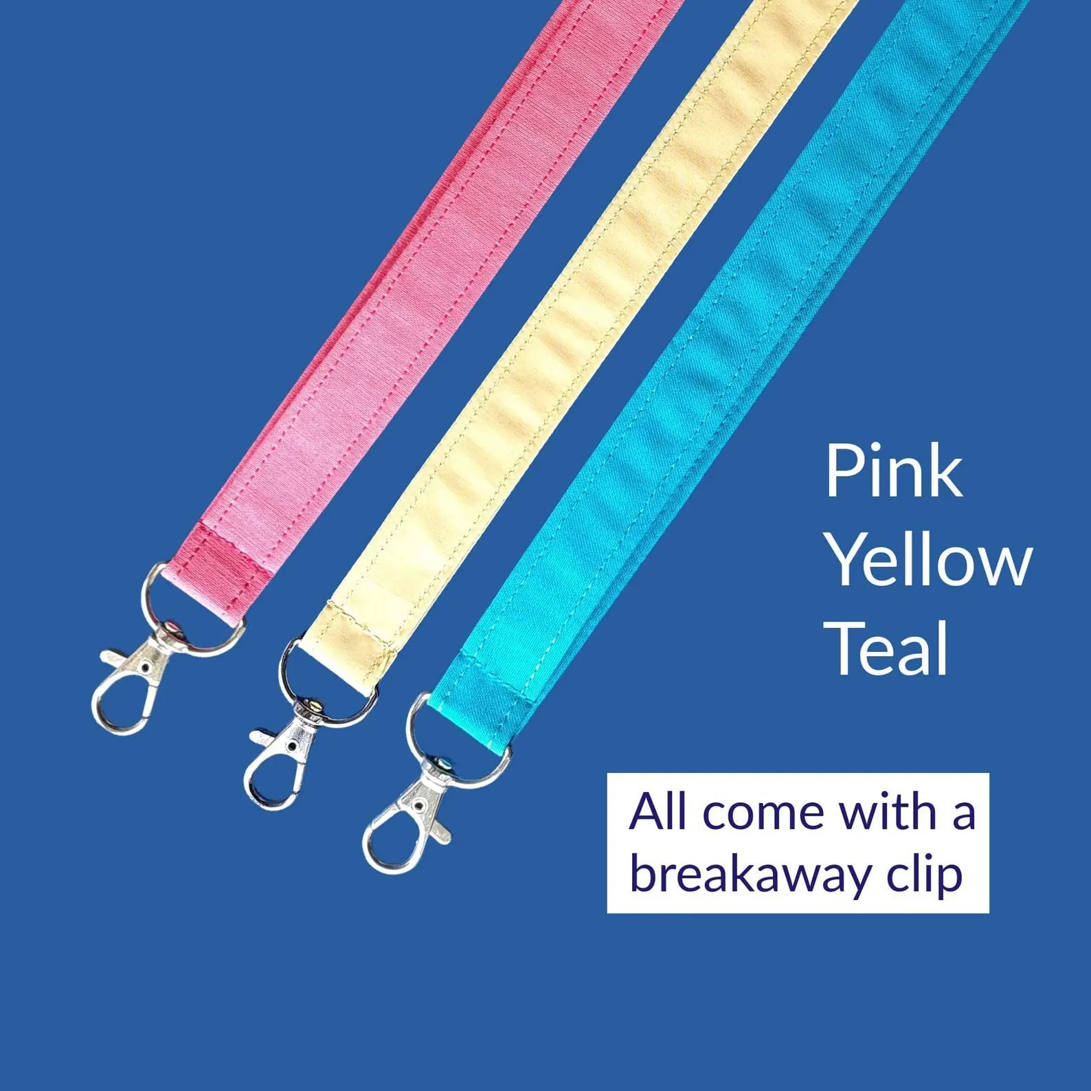 🔥LAST DAY 49% OFF - 👩‍🏫NEW UPGRADED Plain Fabric Pen Lanyards