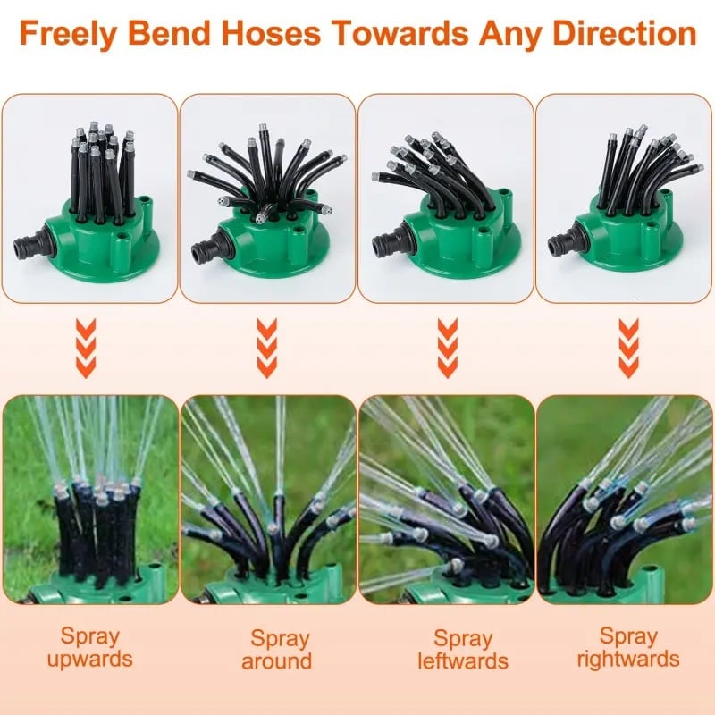 Buy 2 Free Shipping💦Adjustable Multi-Nozzle Lawn Sprinkler