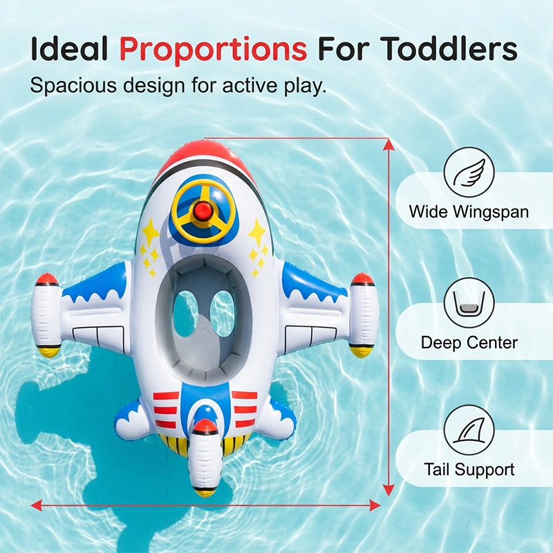 Summer Sale💦Airplane Inflatable Pool Float for Kids