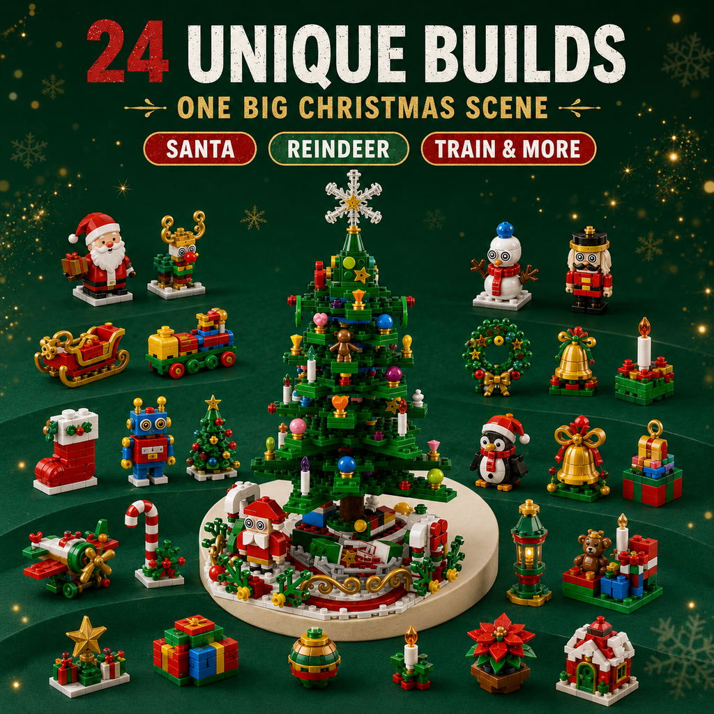 Christmas Advent Calendar Building Blocks