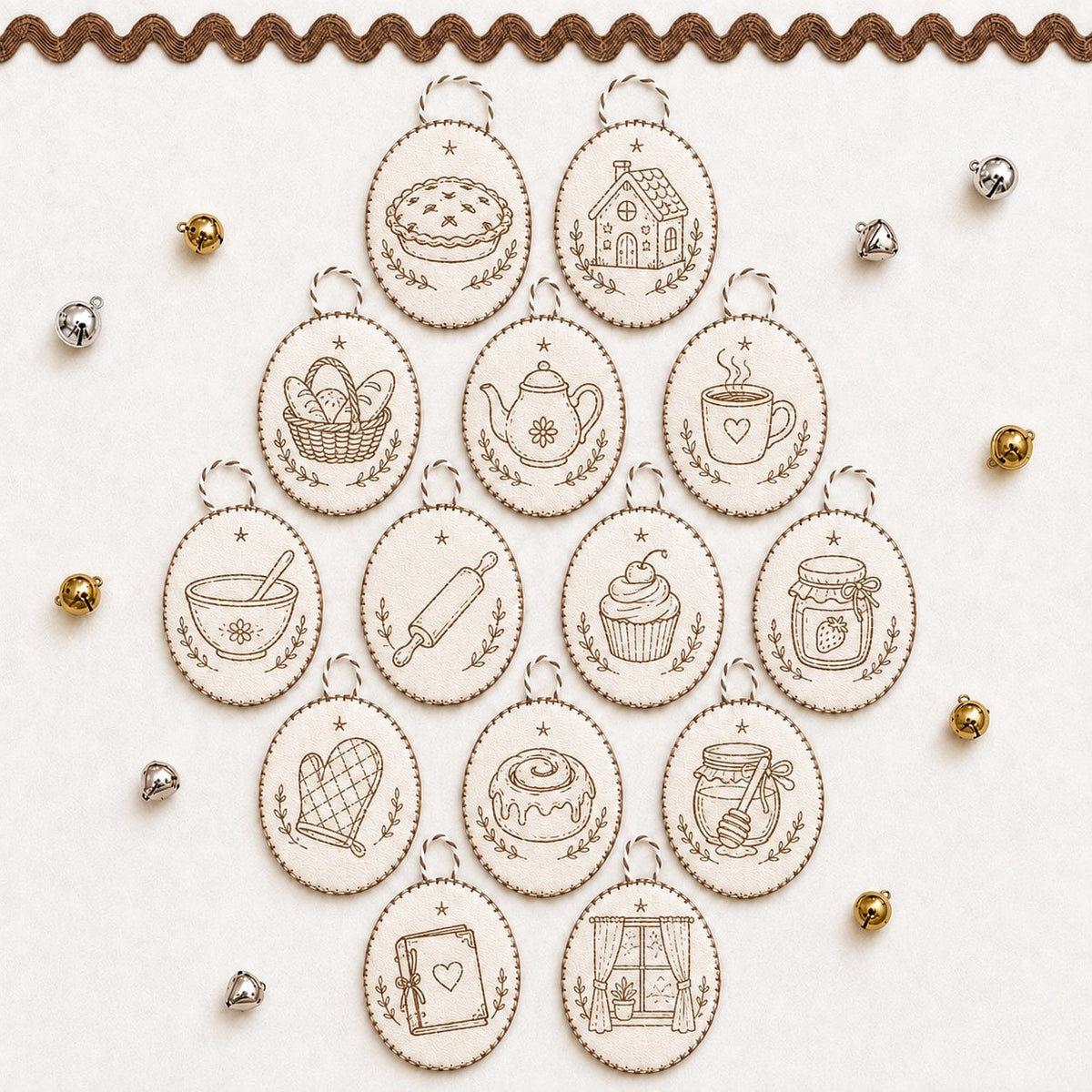⏳ 49% OFF – 🧵Beginner-Friendly DIY Heirloom Oval Embroidery Ornament Kit Collection | Complete Kit with All Tools & Step-by-Step Guide Included 💕
