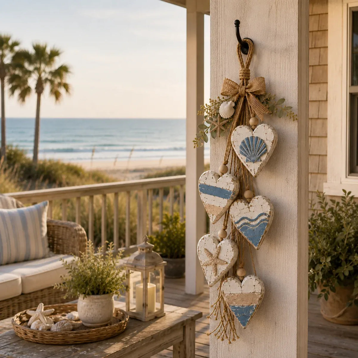 🍂🤎Hanging Heart Wall Decor -  💡A Cozy Touch For Your Home