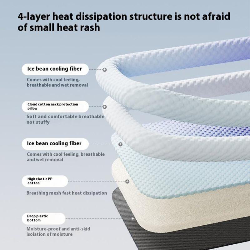 🐶🐱Pet Cooling Pad Mat for Dogs and Cats - Ice Silk Summer Cool Bed Blanket in Gradient Colors, Breathable Soft Sleeping Cushion for Indoor Floors Sofas